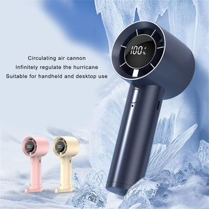 Hot Sale High-Speed USB <b>Mini</b> Portable Desktop and Handheld <b>Fan</b> with Digital Display for Outdoor Use - Product Image 1