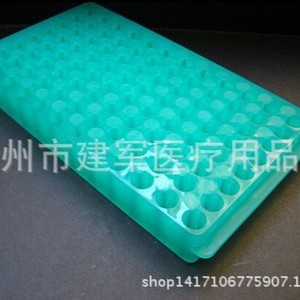 Caja de tubos PCR de Taizhou Jianjun Medical Supplies, con capacidad para 96 pocillos de 0.2 ml, soporte para tubos de centrífuga para uso en laboratorio. - Product Image 3