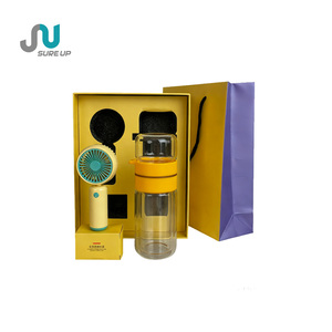 Juego de Tazas de Vidrio Borosilicato de Doble Pared, Separación de Té y Agua, Logotipo Personalizado, Caja de Regalo para Turismo Cultural, Venta al Por Mayor - Product Image 5