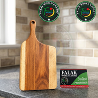 Nouvelle arrivée Planche à découper en bois naturel Taille personnalisée Accessoires de cuisine pour la maison Durable et durable, compatible lave-vaisselle 1,5 cm d'épaisseur
