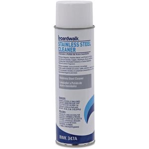 Nettoyant et lustrant pour acier inoxydable Boardwalk - Cire et produits de polissage de qualité supérieure pour une finition éclatante - Product Image 1