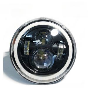 Kit de conversion de phares LED de voiture de 7 pouces, entièrement rond, adapté aux motos Harley et aux véhicules tout-terrain. - Product Image 1
