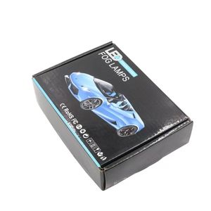 Phares antibrouillard à LED automobiles H4 H7 H11 9005 9006 COB Phares antibrouillard bicolores à trois côtés avec lumière blanche et jaune et clignotant - Product Image 6