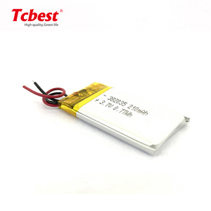 סוללה ליפיקו <span class=keywords><strong>382035</strong></span> 210mah 3.7 סוללה נטענת ליתיום פולימר נטענת עבור צעצועים - Product Image 2