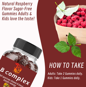 Gomitas de Complejo B de Marca Privada OEM para Reforzar el Sistema Inmunológico, Aumentar la Energía, Suplemento Multivitamínico en Gomitas - Product Image 6