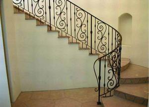 <span class=keywords><strong>Balustrade</strong></span> décorative <span class=keywords><strong>en</strong></span> fer forgé pour escalier / Garde-corps <span class=keywords><strong>en</strong></span> fer forgé personnalisé pour balcon - Product Image 5
