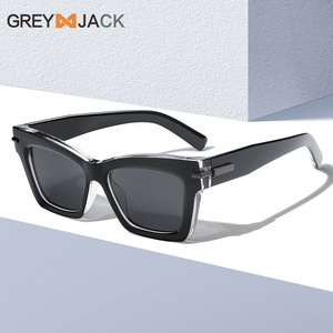 Lunettes de soleil œil de chat Greyjack pour femme, monture TR, verres TAC, protection UV400, style oversize tendance - Product Image 4