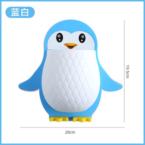 Organizador de Baño, Toallero de Pared con Drenaje, Diseño de Pingüino - Product Image 6