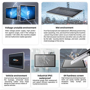 1000 nits Ngoài Trời cảm ứng màn hình ánh sáng mặt trời có thể đọc được độ sáng cao hiển thị 15.6/17/21.5/32 inch nhúng Bảng điều khiển gắn kết PC màn hình - Product Image 5