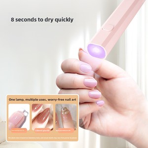Otra lámpara de uñas UV/LED recargable, portátil y mini, para secado rápido, pequeña y portátil, ideal para decoración de uñas y curado de esmalte en gel. - Product Image 4
