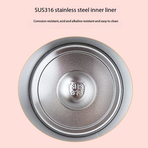 Garrafa Térmica de Aço Inoxidável LUYI de 500ml com Canudo e Alça, Estampa de Desenho Animado, Portátil para Estudantes - Product Image 6