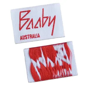 Cheap Brand Name Garment woven label sewing accessories for clothing
