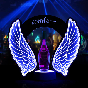 Espositore LED Personalizzato per Bottiglie di Champagne a Forma di Ali, Servizio VIP per Nightclub - Product Image 1