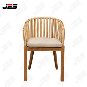 Comfort Outdoor Lounge <span class=keywords><strong>Chair</strong></span> Silla tejida de bambú para exteriores para mesas y sillas de jardín - Product Image 3