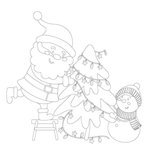 Toile <span class=keywords><strong>de</strong></span> <span class=keywords><strong>peinture</strong></span> DIY extensible écologique et non toxique, série Père Noël, pour enfants, fournitures scolaires d'art - Vente flash - Product Image 2