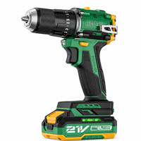 Perceuse à percussion électrique 21V sans balais, lithium-ion, mandrin à cliquet 13mm, 3 fonctions, chargeur 4.0A, couple max 85NM pour le travail du bois