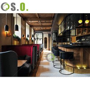 Vitrina de vino de whisky de diseño interior de madera, decoración de escaparate de exhibición de vino de <span class=keywords><strong>bar</strong></span> - Product Image 5