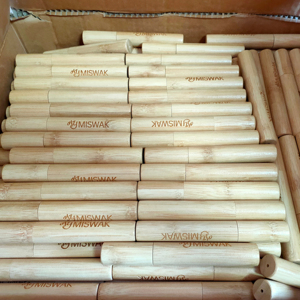 2025 Bamboo Holder for <strong>Miswak</strong> <strong>Toothbrush</strong> With Custom Logo - Product Image 2