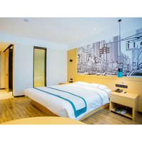 Meubles d'hôtel sur mesure projet 3 étoiles meubles de chambre à coucher d'hôtel moderne ensemble de chambre à coucher complet