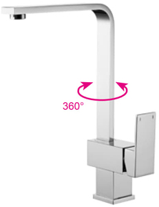 Robinet de lavabo pour légumes, origine Chine, en laiton avec traitement de surface chromé, rotation à 360 degrés - Product Image 5