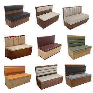 Bộ bàn ghế <span class=keywords><strong>sofa</strong></span> gỗ đặt hàng riêng cho nhà hàng & quán cà phê hiện đại - Product Image 2