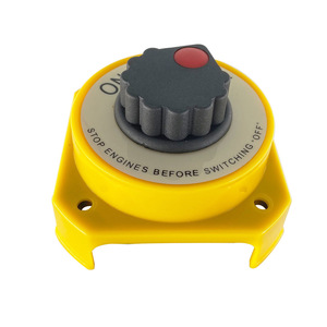 Interrupteur à deux positions jaune pour bateau, 109 mm x 93 mm, en plastique, protection électrique pour usage marin - Product Image 4