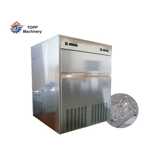 Food Industry Supermarket Small Scale Cheap Price 120KG Shape Ice Making Machine Ice Tube maker Bullet Ice Maker