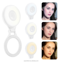 Ring Light Pour Tlphone Magnétique LED Fill Light avec support, Dimmable 3 Modes d'éclairage pour la photographie sur smartphone et tablette