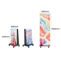Pantalla LED Plegable P1.2 P2.5, Sistema de Plegado Móvil Vertical, Solución de Video Wall Expandible para Exposiciones, Alquiler y Presentaciones