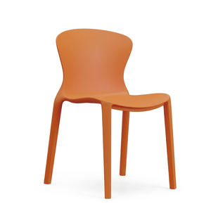hospitality furniture Modern Orange Plastic <b>Bar</b> Chair Contemporary Design Light Weight Commercial Furniture Home <b>Bar</b> Use - Product Image 1