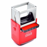 Machine à fabriquer des tampons auto-encreurs en plastique ABS, kit de tamponnage 50 x 30 mm, tampon rectangulaire automatique personnalisé pour bureau, fabricant de sceaux brillants