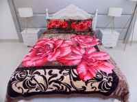 Großer Rabatt OEM Gewebte Raschel-Decke Mora Spanien Decke für Winter Koreanische Gestrickte Nerz-Polyester-Decken Großhandel