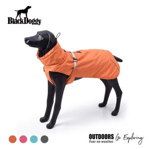 Veste <span class=keywords><strong>d</strong></span>'<span class=keywords><strong>hiver</strong></span> pour chien, vêtements animaux, hameçon noir et à rayures réfléchissantes, collection 2020 - Product Image 3