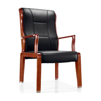 Mobilier commercial de haute qualité chaise de réception en bois massif mobilier de bureau chaise de conférence traditionnelle
