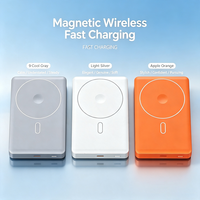 Mini Power Bank Magnétique Sans Fil Ultra Mince Portable 22,5W à Charge Rapide avec Écran TFT et Support Intégré