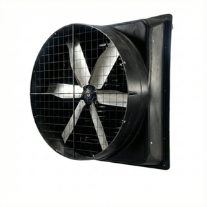 Ventilateur d'extraction en fibre de verre de 55 pouces à entraînement direct, haute efficacité, pour le refroidissement des fermes laitières et des bâtiments d'élevage - Product Image 6