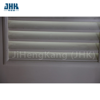 Persienne complète en bois JHK-L01 Conception de porte à persienne à panneau français Portes intérieures chinoises Prix de la porte en Mdf