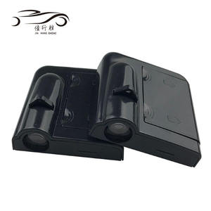 Lumières de bienvenue 3D pour voiture, projecteur laser fantôme LED pour porte de voiture, lumières de bienvenue sans fil, lumières décoratives pour voiture universelle - Product Image 1