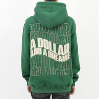 Sudadera con Capucha Extra Grande para Hombre, Transpirable, con Estampado 3D en Relieve, Tejido de Punto Francés de Poliéster/Algodón, 400g, para Otoño
