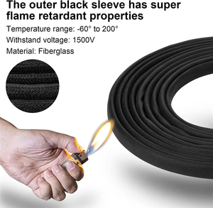 قارب منزلي 15FT 10AWG RV تمديد كابل أنثى ذكر موصل تسخير الأسلاك في الهواء الطلق - Product Image 3