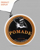 Pommade Coiffante Homme OEM Marque Privée Cire Coiffante à Base d'Eau Fini Mat Naturel Coiffage Libre