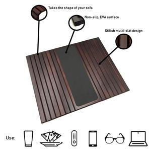<span class=keywords><strong>Accoudoir</strong></span> de canapé adapté pour contenir le café, les boissons, les collations Table de plateau d'<span class=keywords><strong>accoudoir</strong></span> de canapé en bois de bambou - Product Image 5