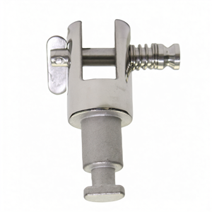 Support de fourche de bateau marin en acier inoxydable 316 poli pour rail de bateau - Product Image 2