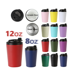 Tasse à Café ZY 12oz avec Couvercle et Paille, <span class=keywords><strong>Mug</strong></span> Rose de <span class=keywords><strong>500ml</strong></span> Édition « Half Million », Tasse de Voyage Personnalisable avec Logo Imprimé - Product Image 1