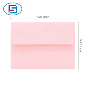 Invitación de <span class=keywords><strong>Boda</strong></span> Rosa A7 con Sobre de 5x7 y Cierre Autoadhesivo - Product Image 3