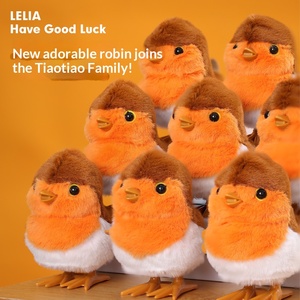 Simulation Pet Plush Animals Wind-up Interactive Chain <strong>Bird</strong> Cute Children's Gift Super Soft Stress Relief Plush Toy - Product Image 3