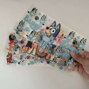 Vinilo Adhesivo Decorativo Personalizable con Diseño de Dibujos Animados, Resistente al Agua, con Protección UV, para Vasos de Vidrio y Plástico de 16 oz, Novedad 2026 - Product Image 3