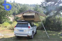 Tente de toit de voiture 4 saisons pour 2 personnes, pliable, en alliage, 2,2 m