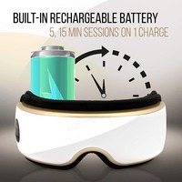 2025 nouveau sans fil numérique 3D intelligent électrique chauffé vibrant Relax soins des yeux masseur lunettes soulagement confortable pour la fatigue oculaire