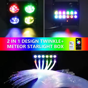 4 Màu Sắc 32W Twinkle & Sao Băng Ánh Sáng Sao Headliner Kit Ứng Dụng Điều Khiển Sợi Quang Chụp Sao Ánh Sáng Cho Xe Nhà - Product Image 3